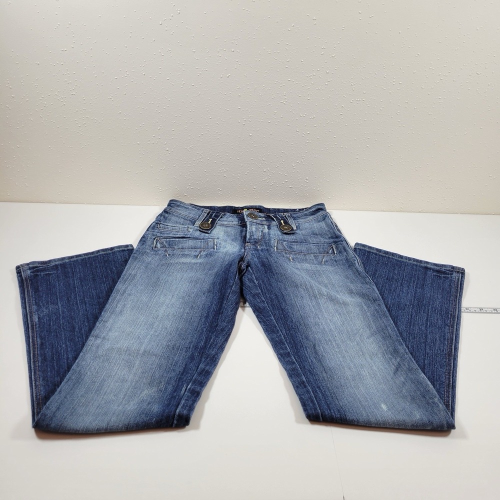 It's Ourtime Women's Jeans Flare Size 7 Blue